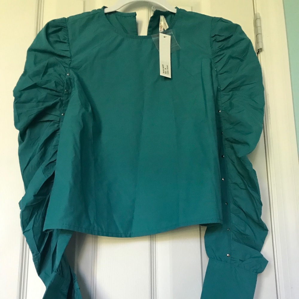 Teal Blouse